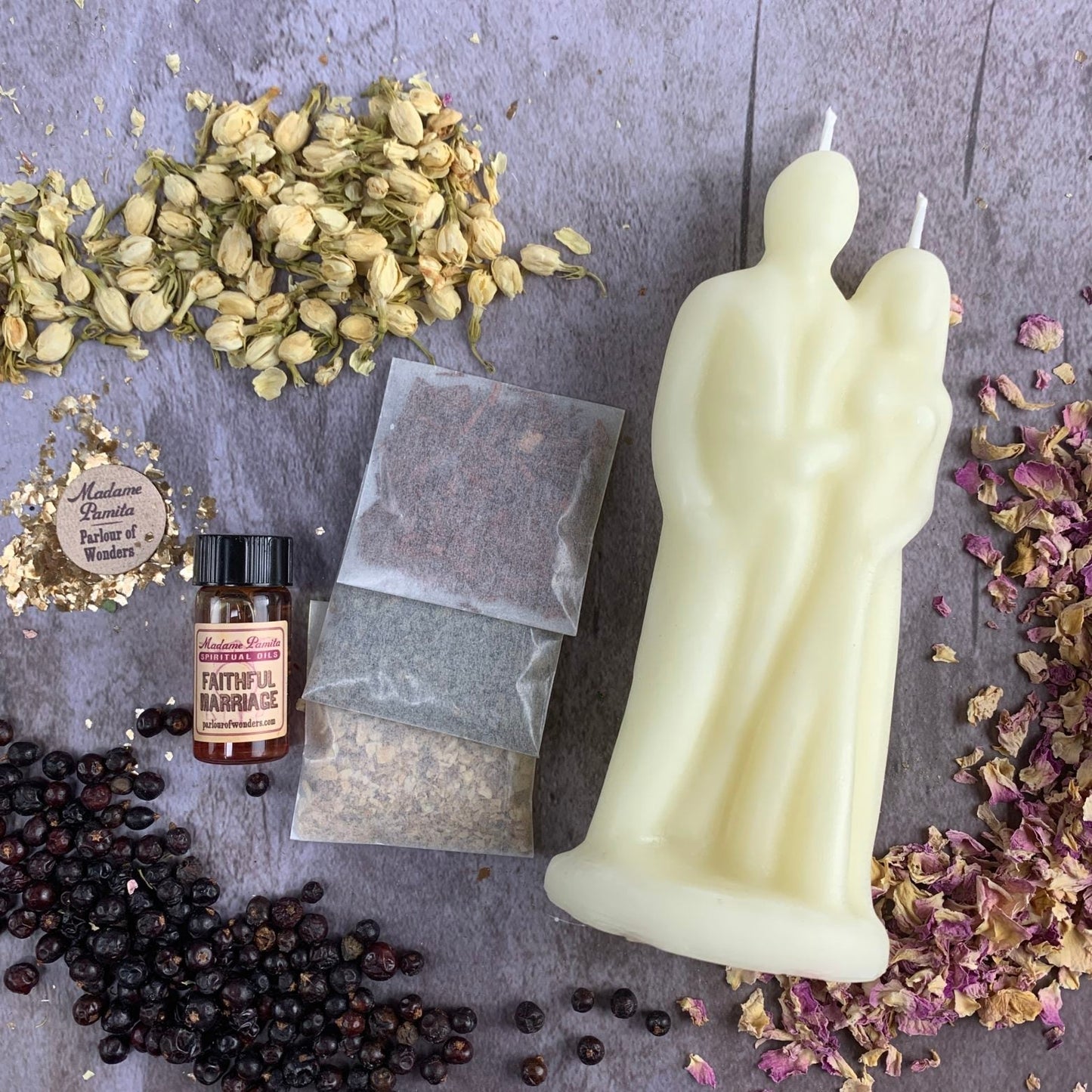 Happy Marriage Candle Spell Kit Parlour of Wonders