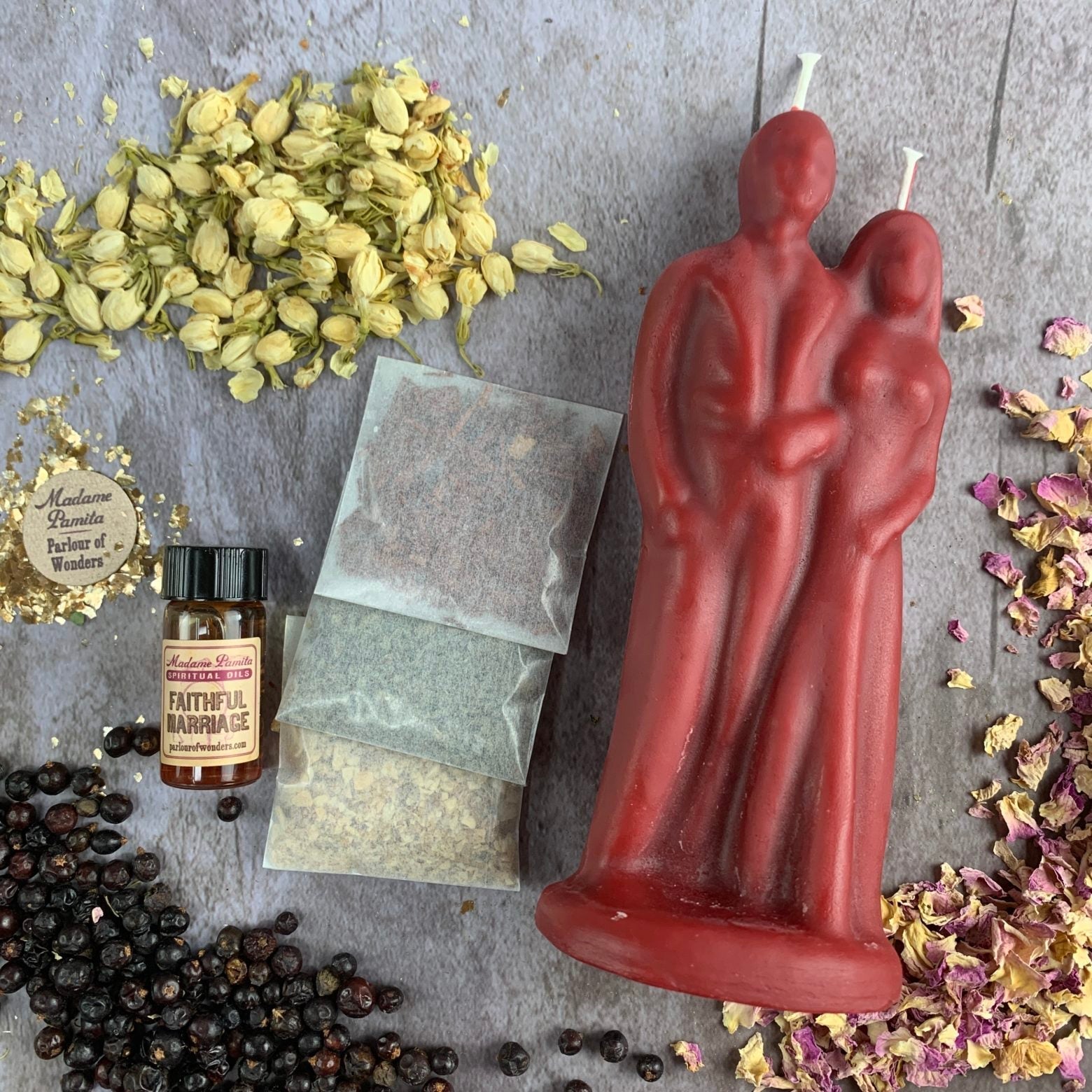 Happy Marriage Candle Spell Kit Parlour of Wonders