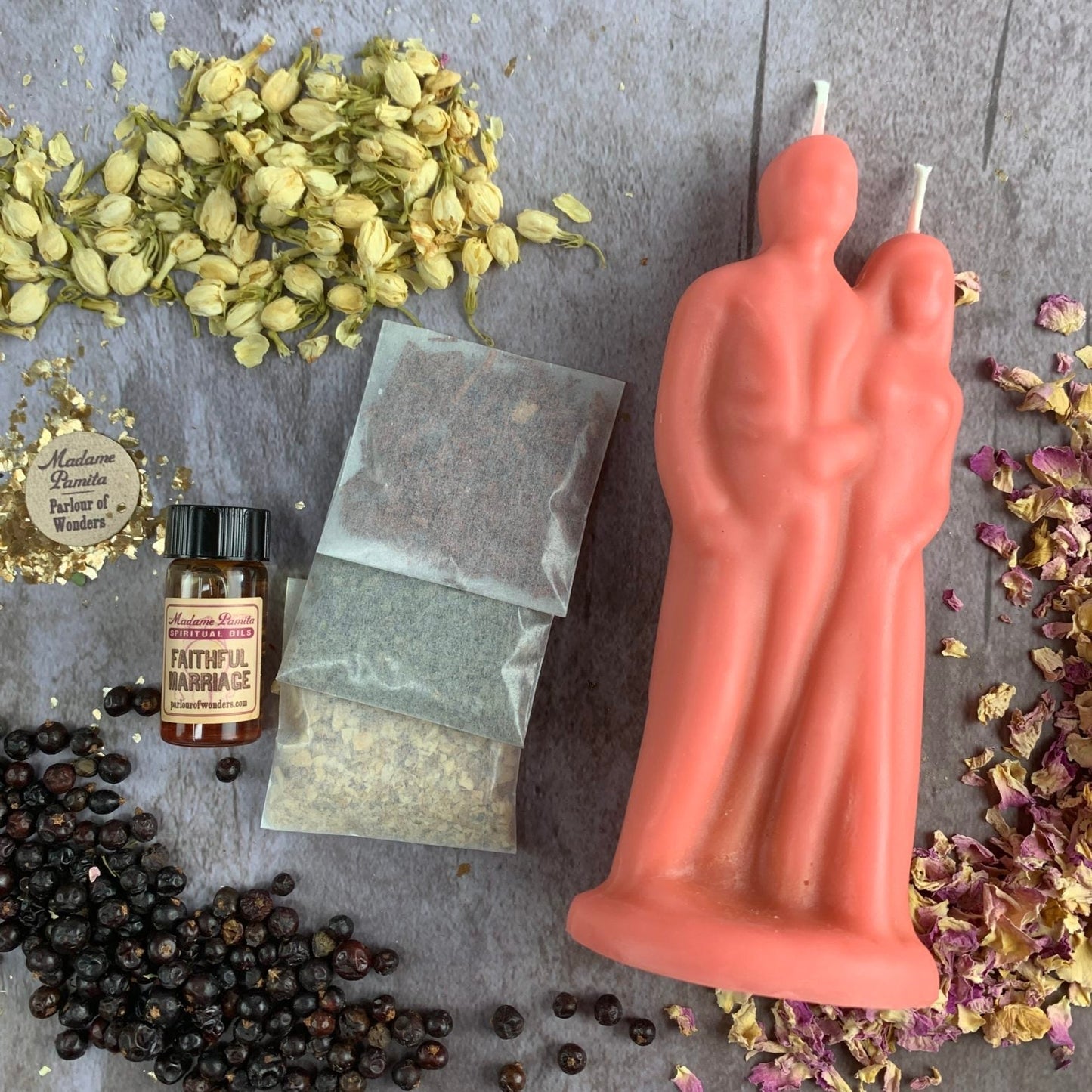 Happy Marriage Candle Spell Kit Parlour of Wonders