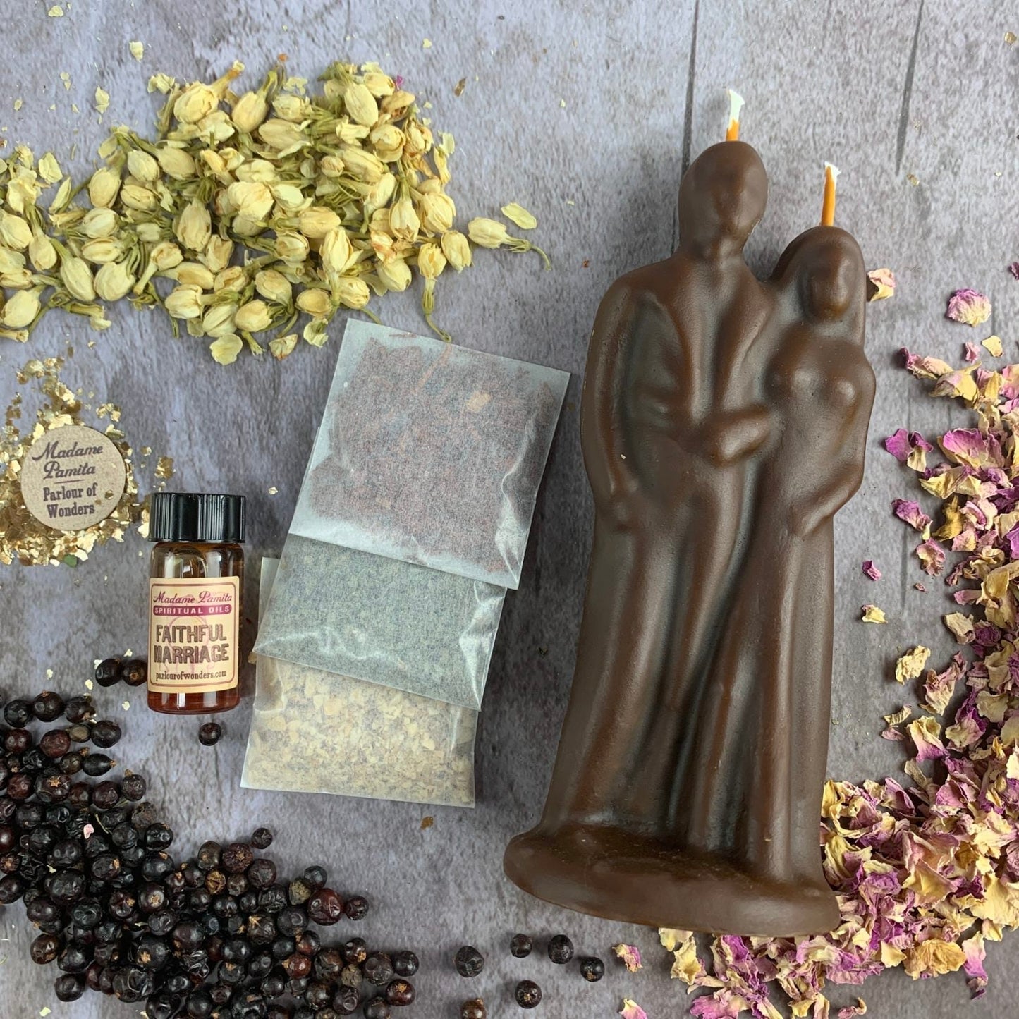 Happy Marriage Candle Spell Kit Parlour of Wonders