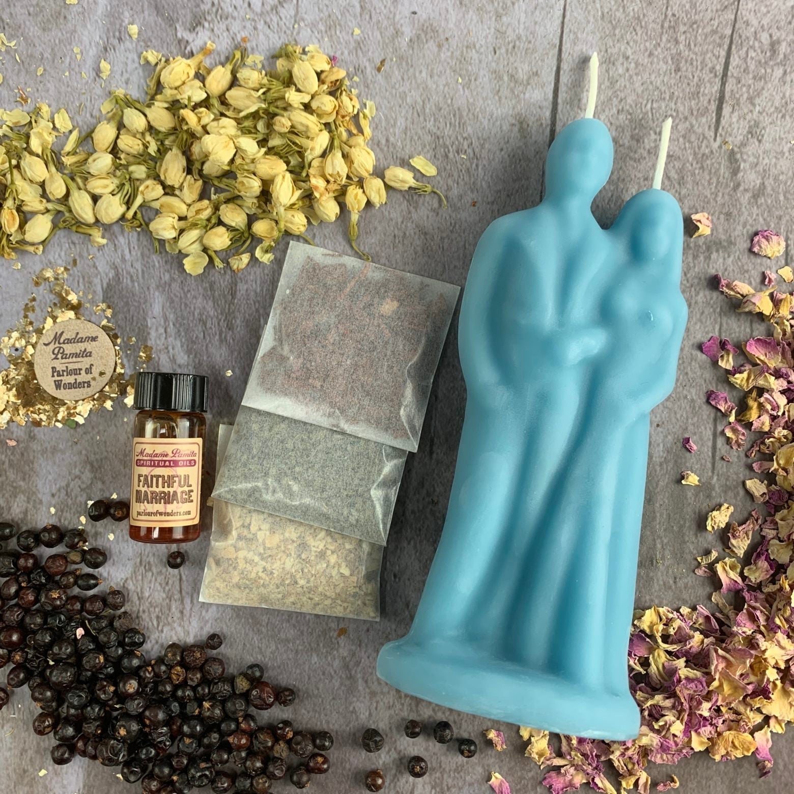 Happy Marriage Candle Spell Kit Parlour of Wonders