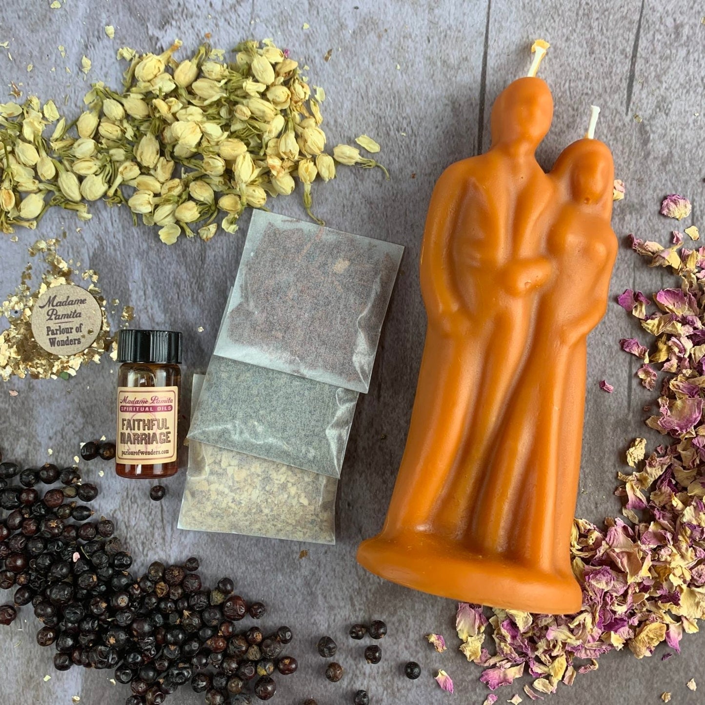 Happy Marriage Candle Spell Kit Parlour of Wonders