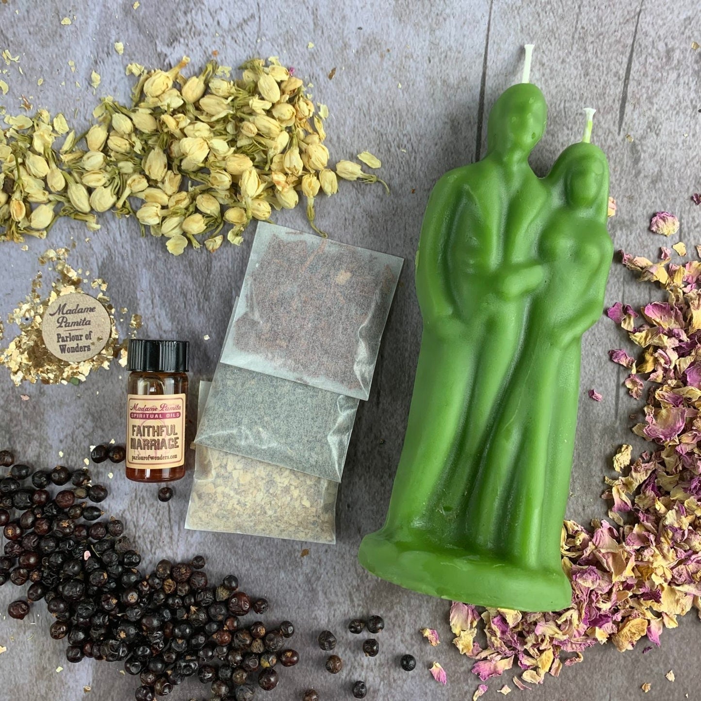 Happy Marriage Candle Spell Kit Parlour of Wonders