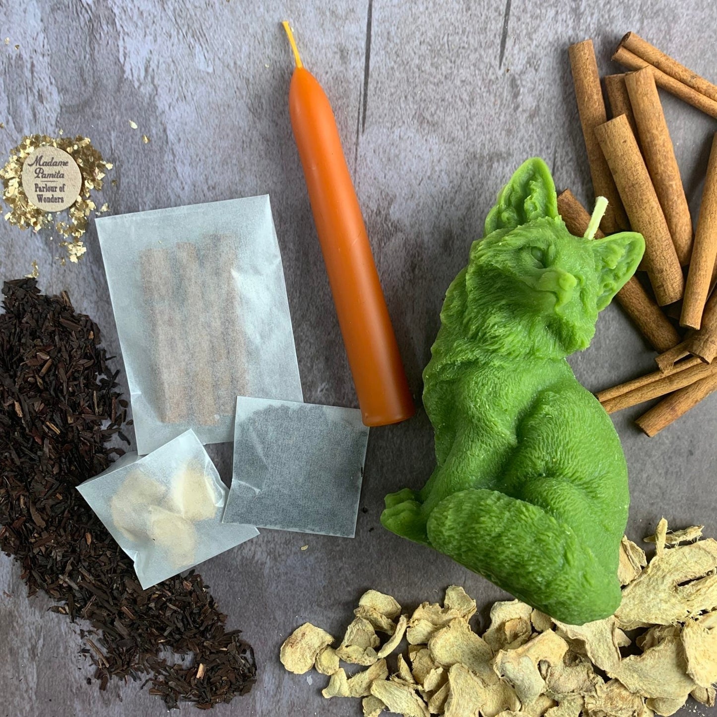 Fast Fox Candle Spell Kit Parlour of Wonders