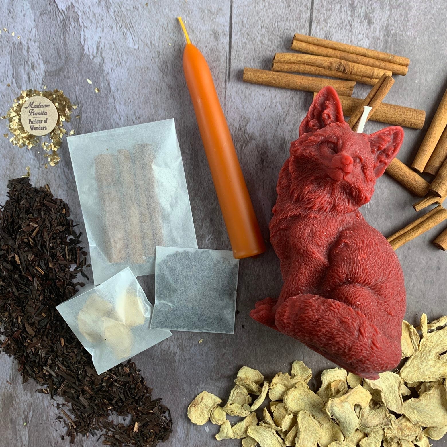 Fast Fox Candle Spell Kit Parlour of Wonders