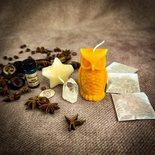 Wise Owl Wishing Star Candle Spell Kit Parlour of Wonders