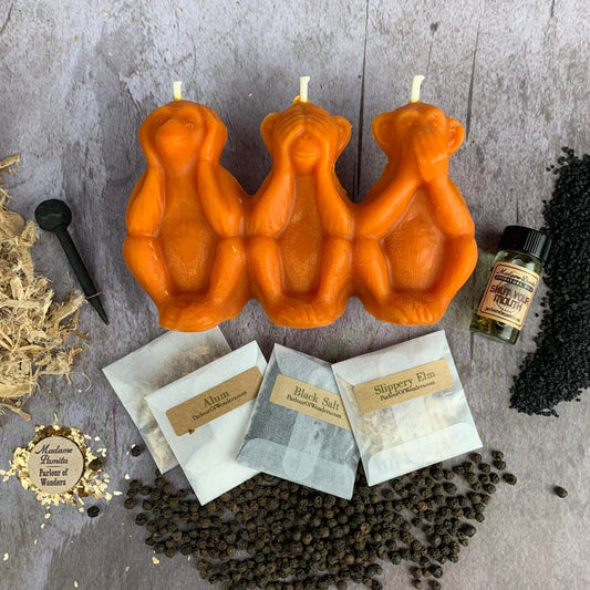 Stop Jealous Gossip Candle Spell Kit Parlour of Wonders