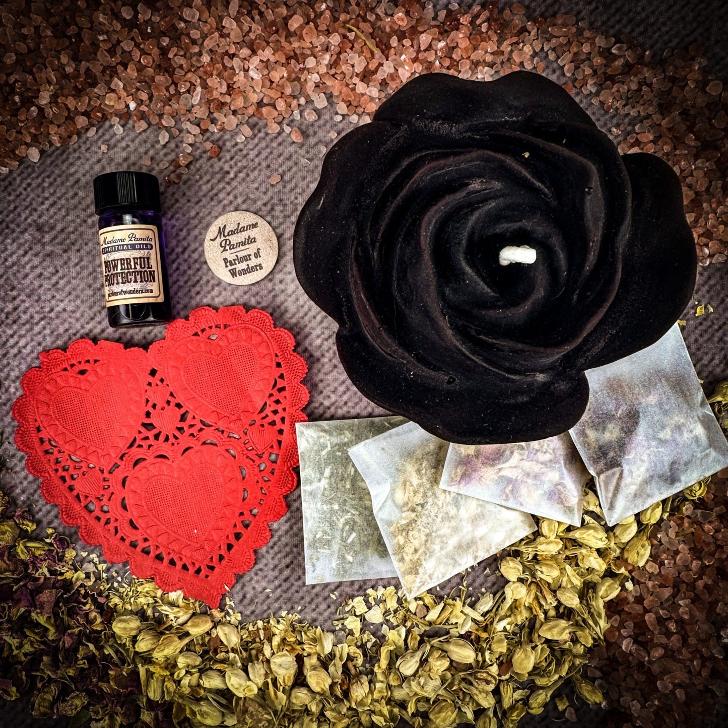 Rose Romance Candle Spell Kit Parlour of Wonders
