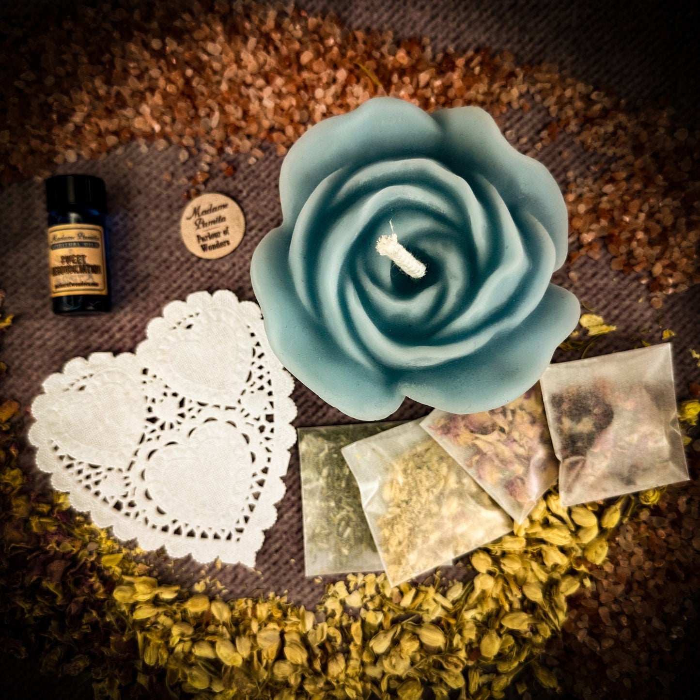 Rose Romance Candle Spell Kit Parlour of Wonders