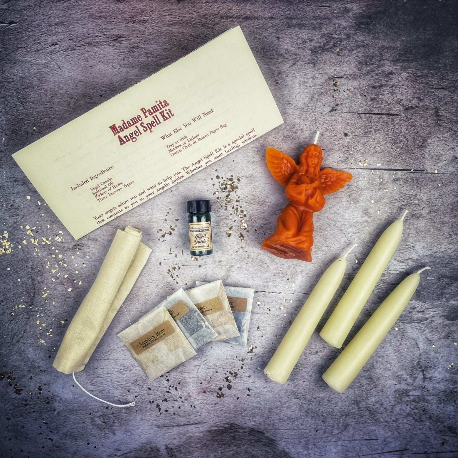 Angel Candle Spell Kit Parlour of Wonders