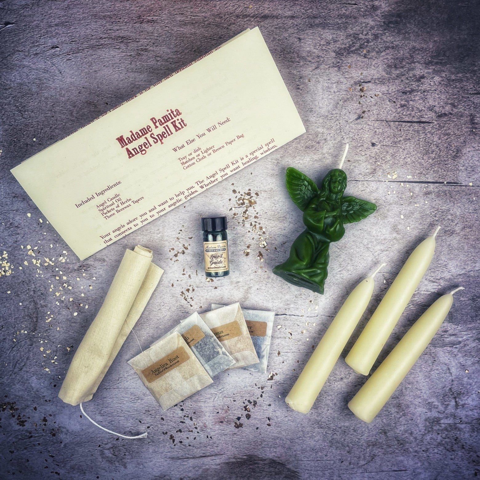 Angel Candle Spell Kit Parlour of Wonders