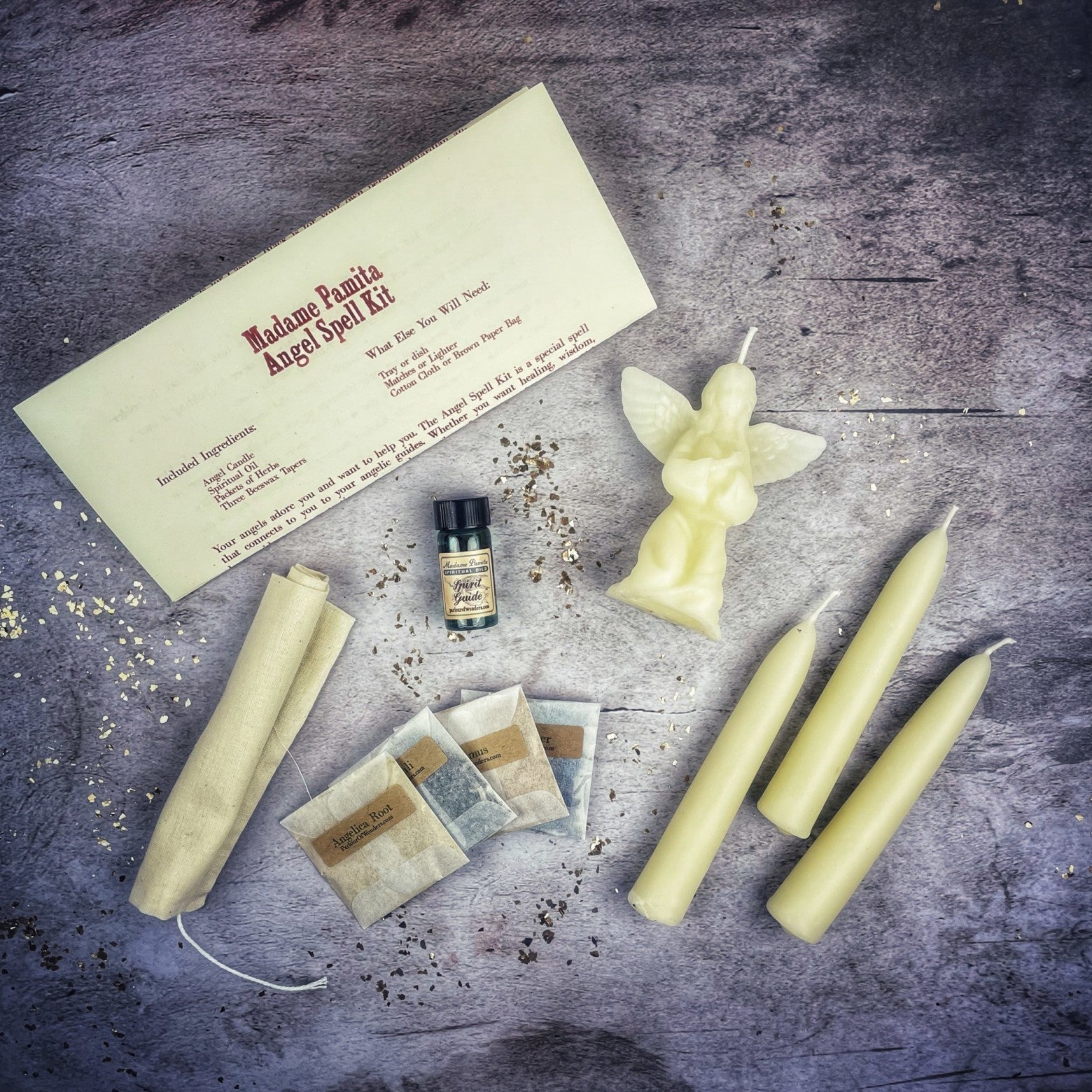 Angel Candle Spell Kit Parlour of Wonders