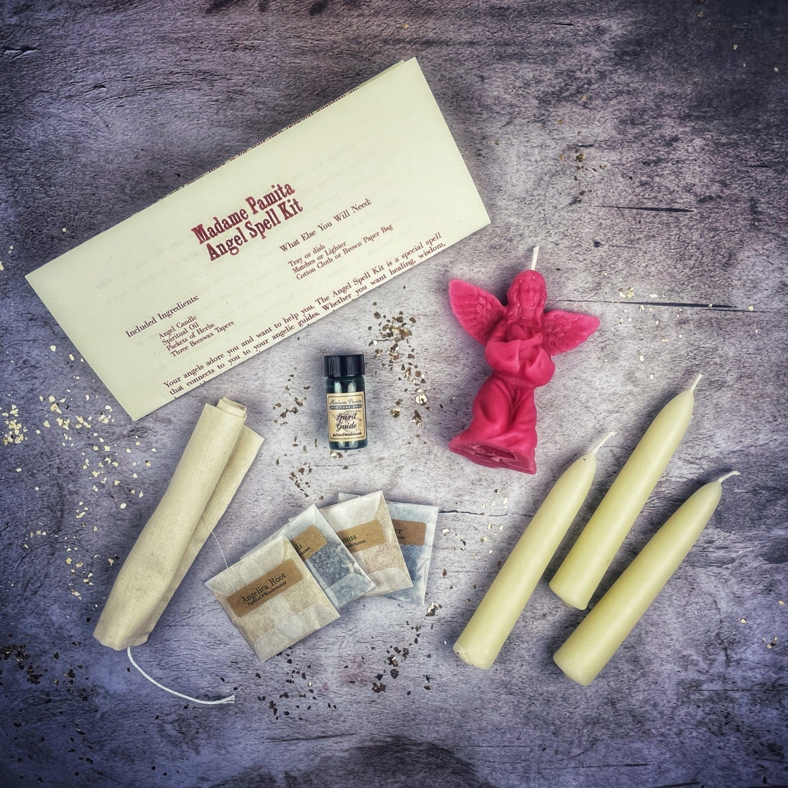 Angel Candle Spell Kit Parlour of Wonders