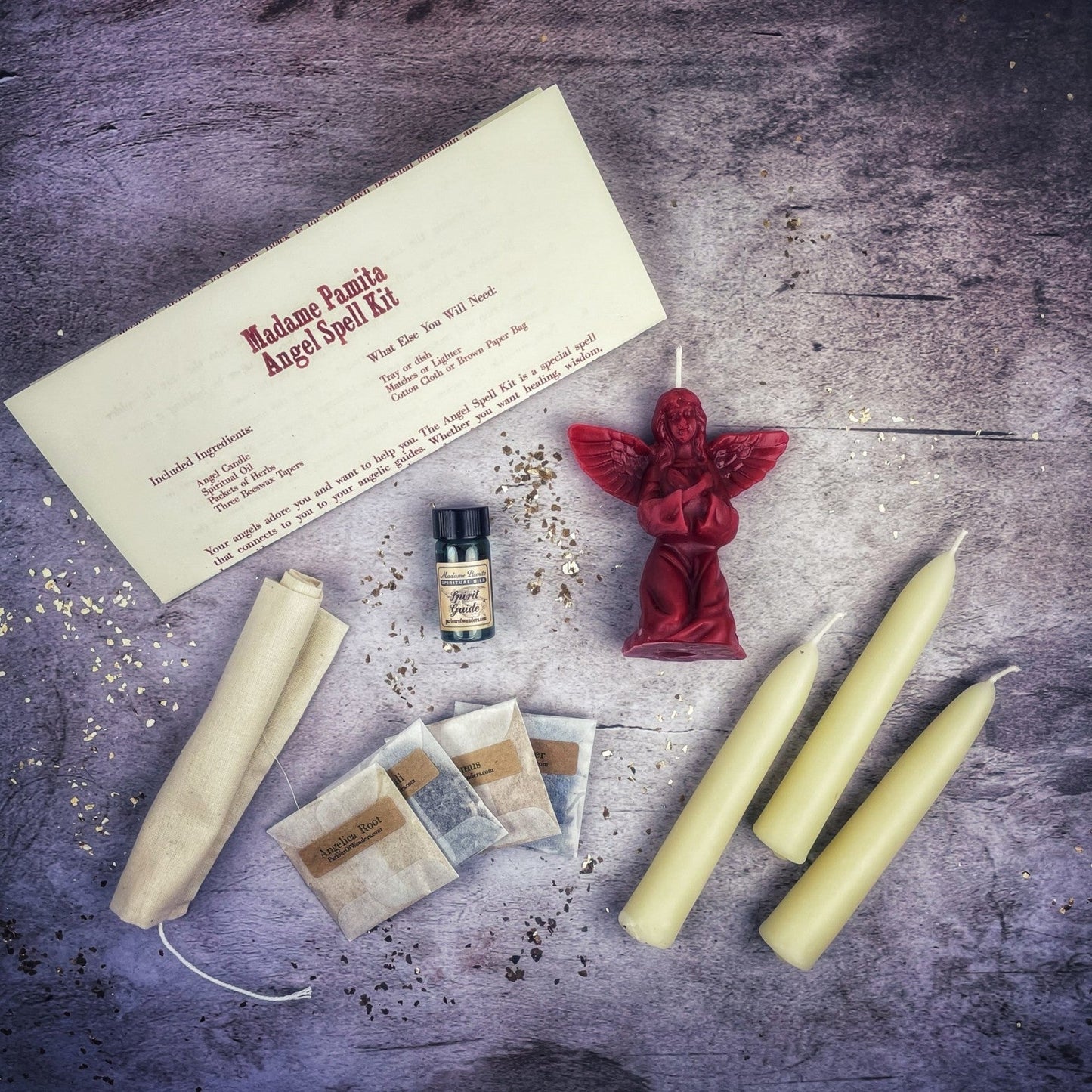 Angel Candle Spell Kit Parlour of Wonders