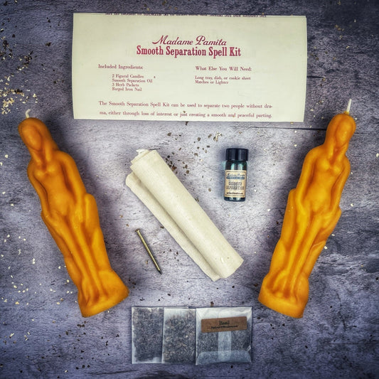 Smooth Separation Candle Spell Kit - Female/Female Parlour of Wonders
