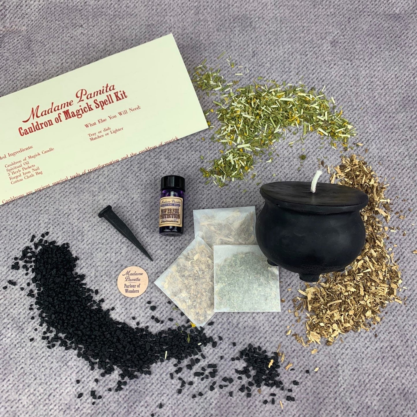 Cauldron of Magick Candle Spell Kit Parlour of Wonders
