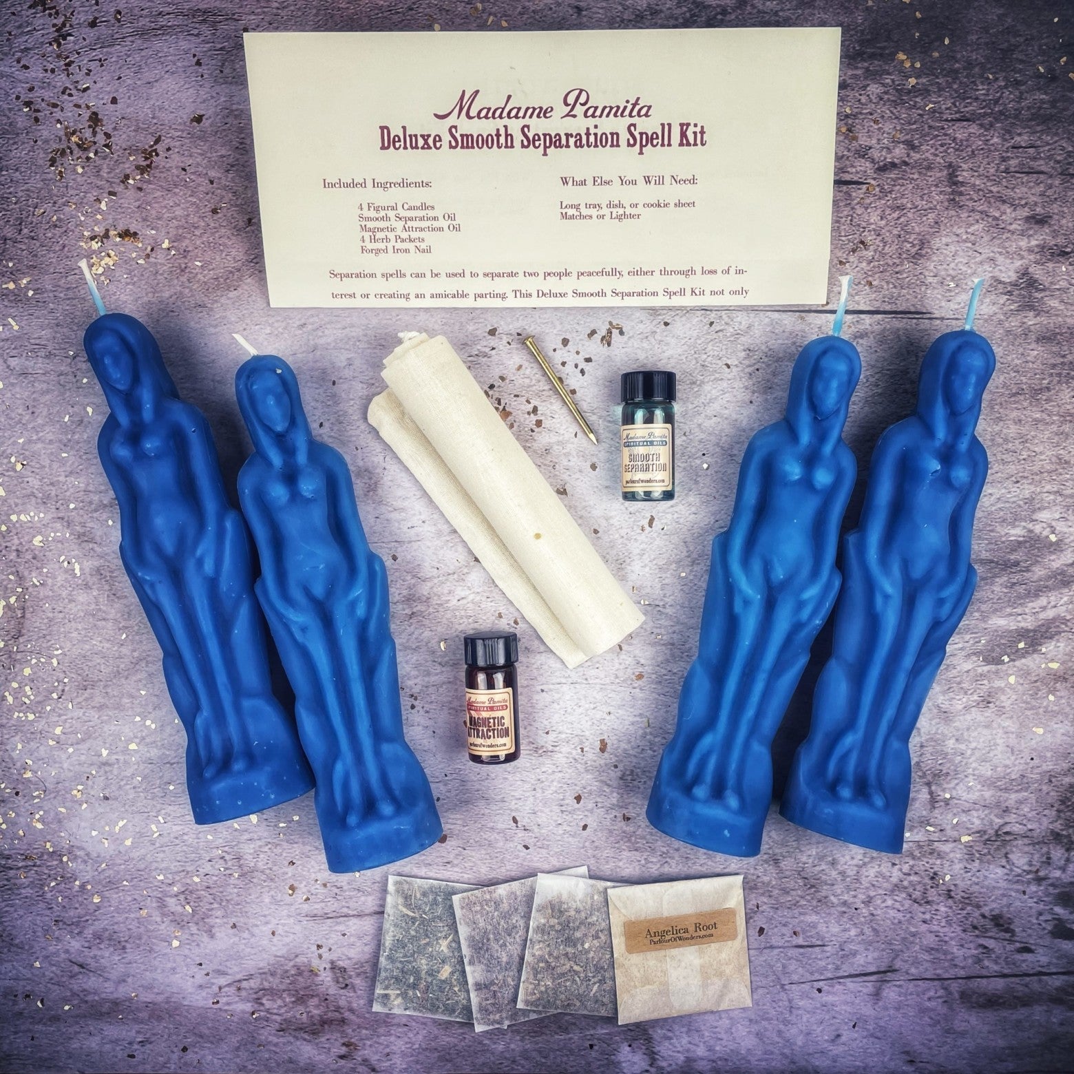 Deluxe Smooth Separation Candle Spell Kit - Female/Female Parlour of Wonders