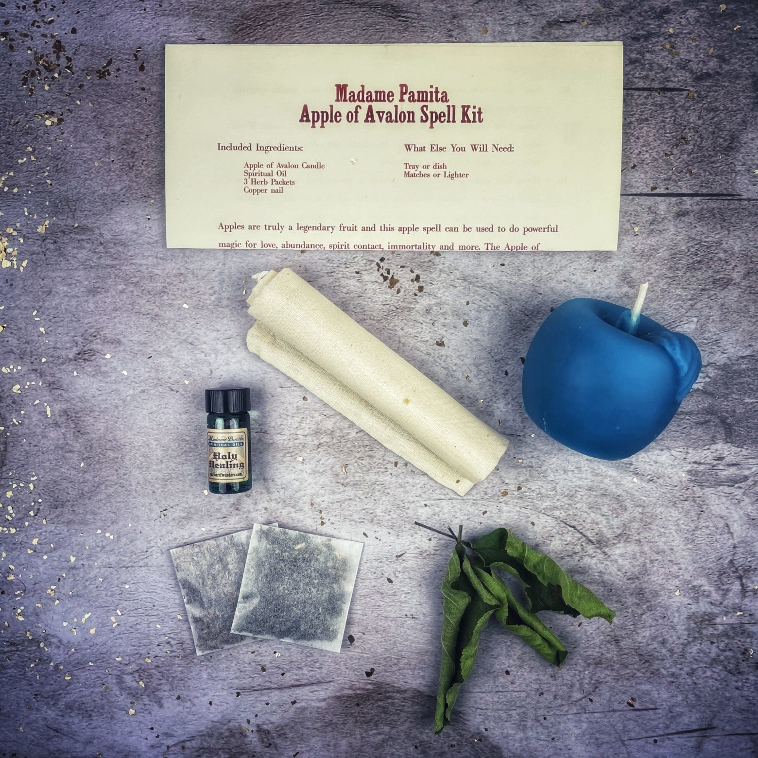 Apple of Avalon Candle Spell Kit Parlour of Wonders