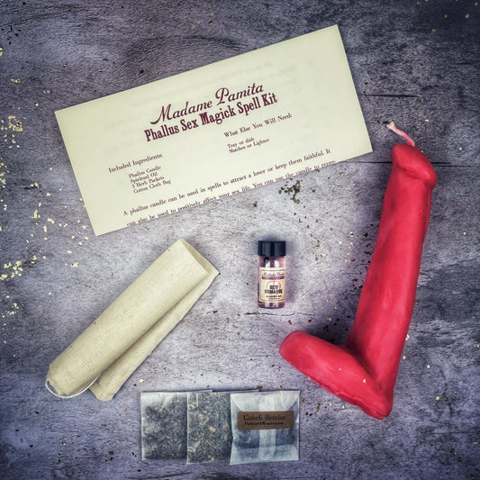 Phallus Sex Magick Candle Spell Kit Parlour of Wonders