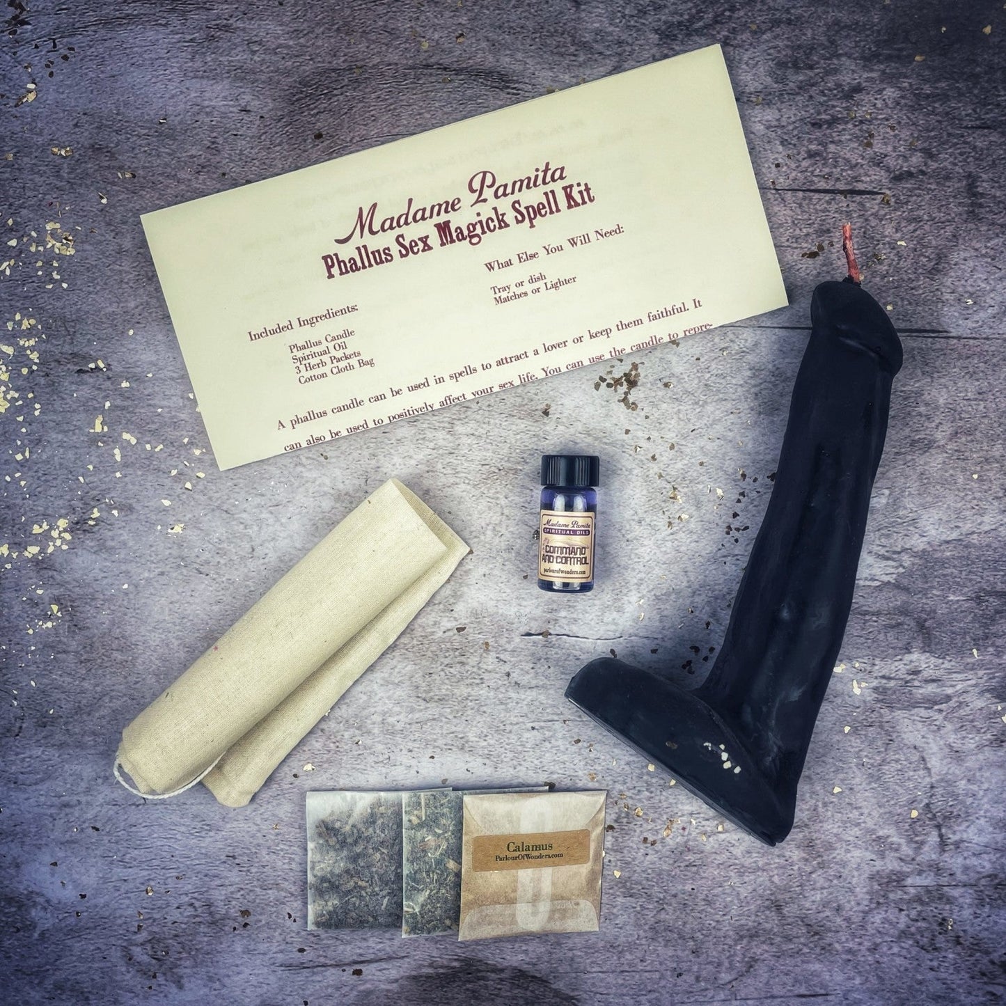 Phallus Sex Magick Candle Spell Kit Parlour of Wonders
