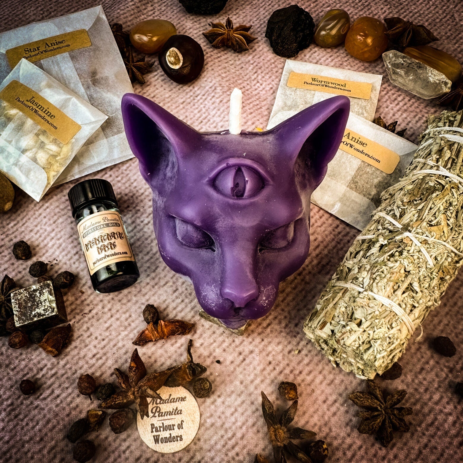 Psychic Eye Candle Spell Kit Parlour of Wonders