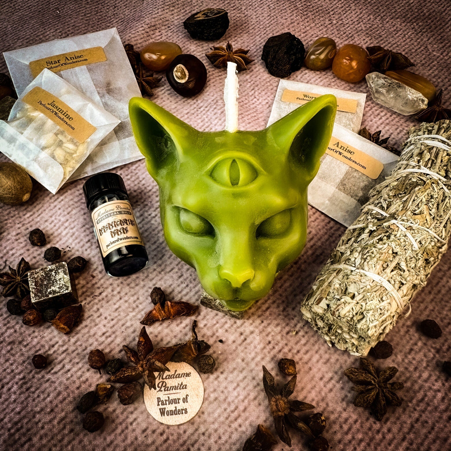 Psychic Eye Candle Spell Kit Parlour of Wonders