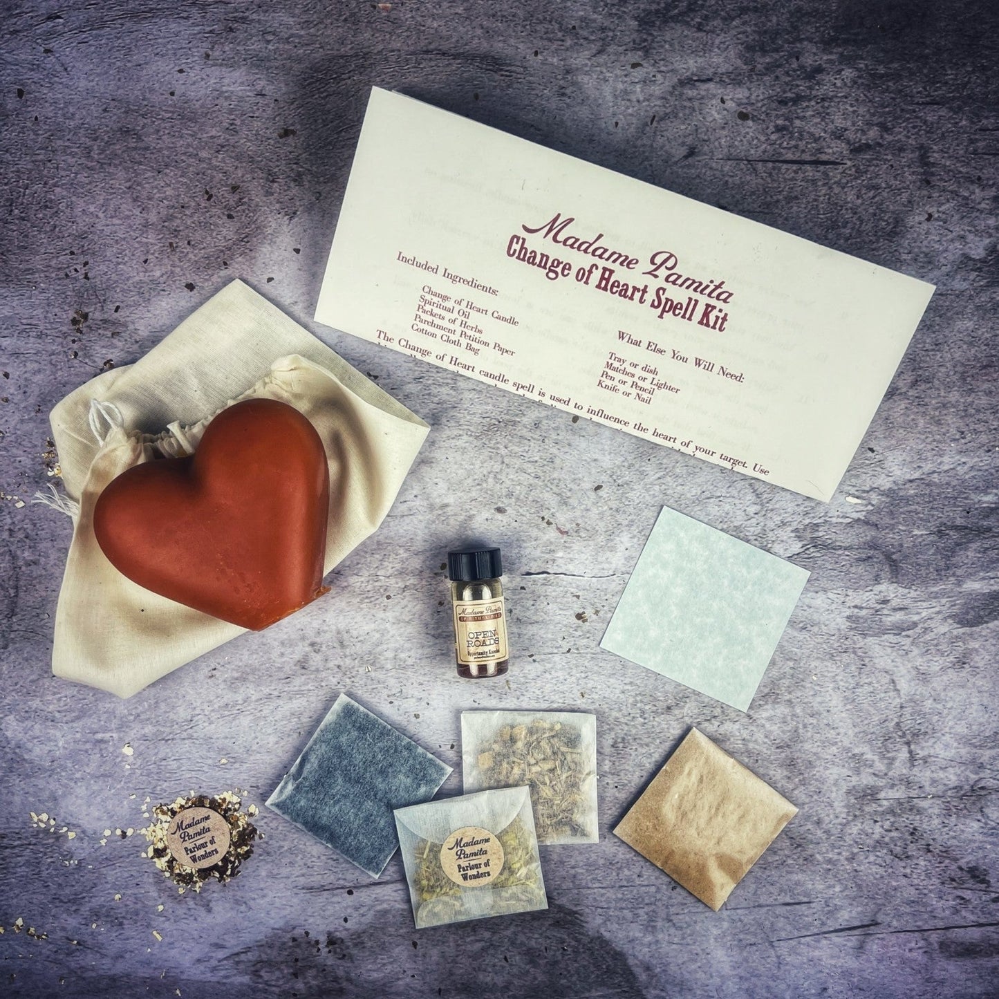 Change of Heart Candle Spell Kit Parlour of Wonders