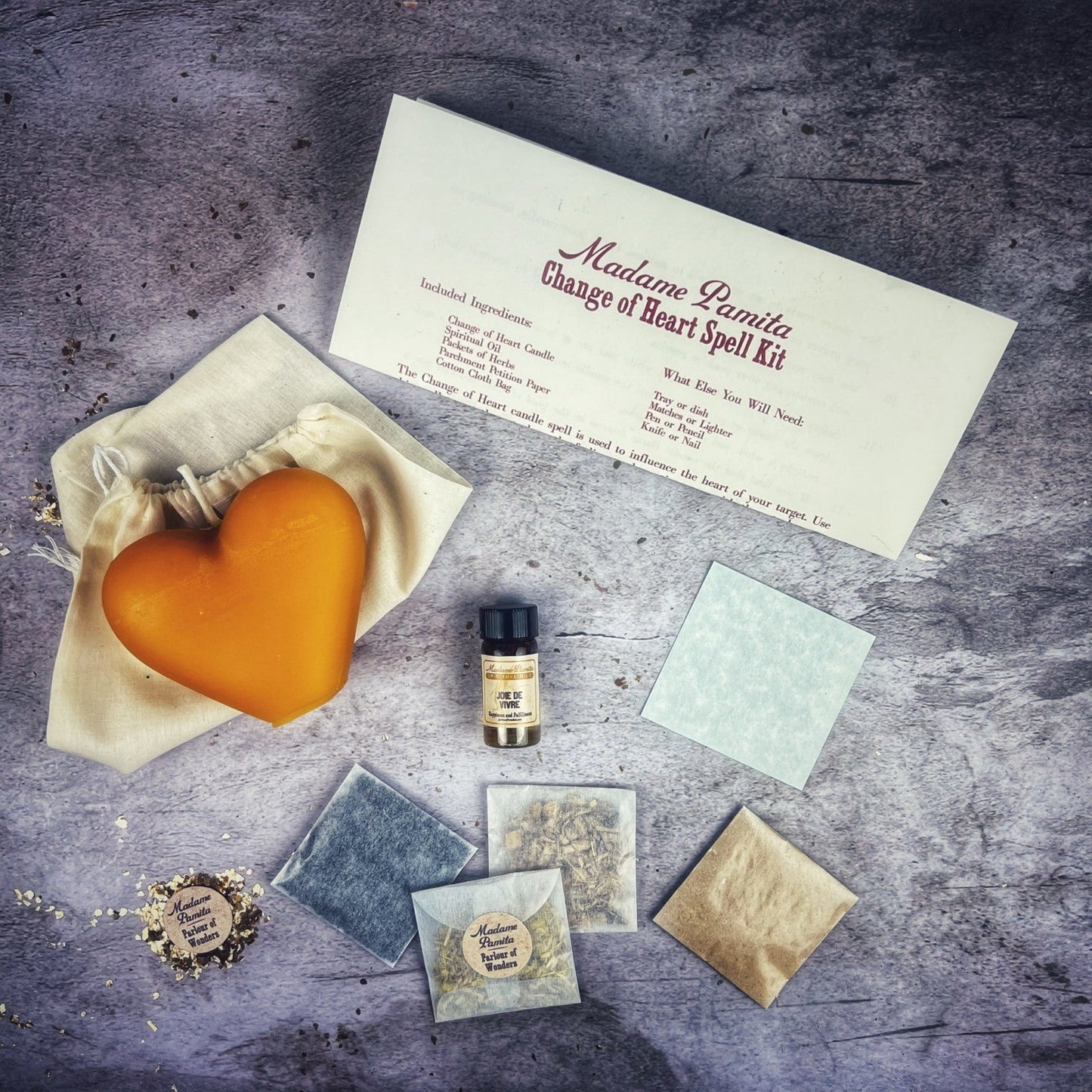 Change of Heart Candle Spell Kit Parlour of Wonders