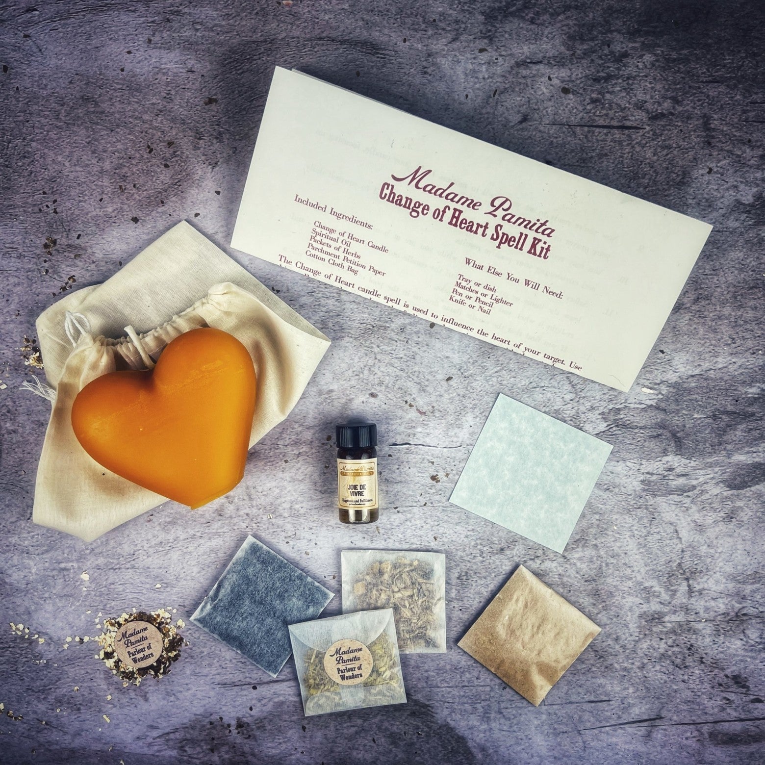 Change of Heart Candle Spell Kit Parlour of Wonders