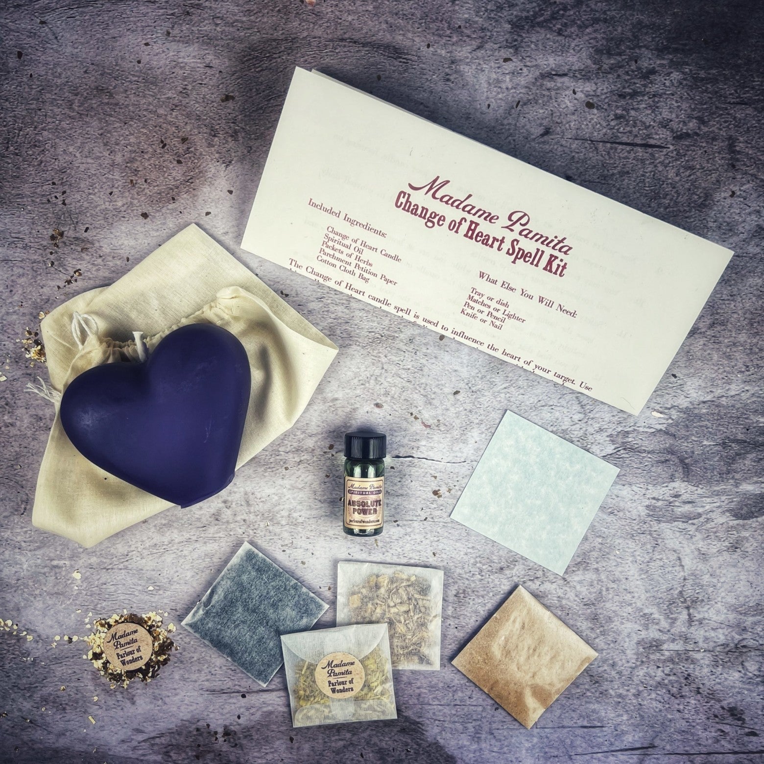 Change of Heart Candle Spell Kit Parlour of Wonders