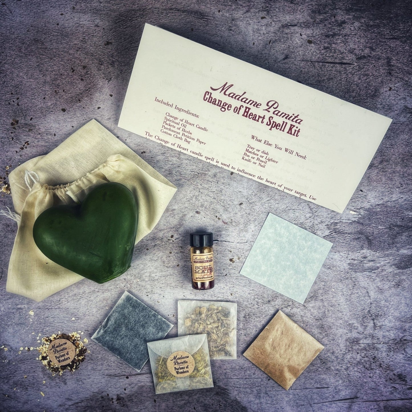 Change of Heart Candle Spell Kit Parlour of Wonders