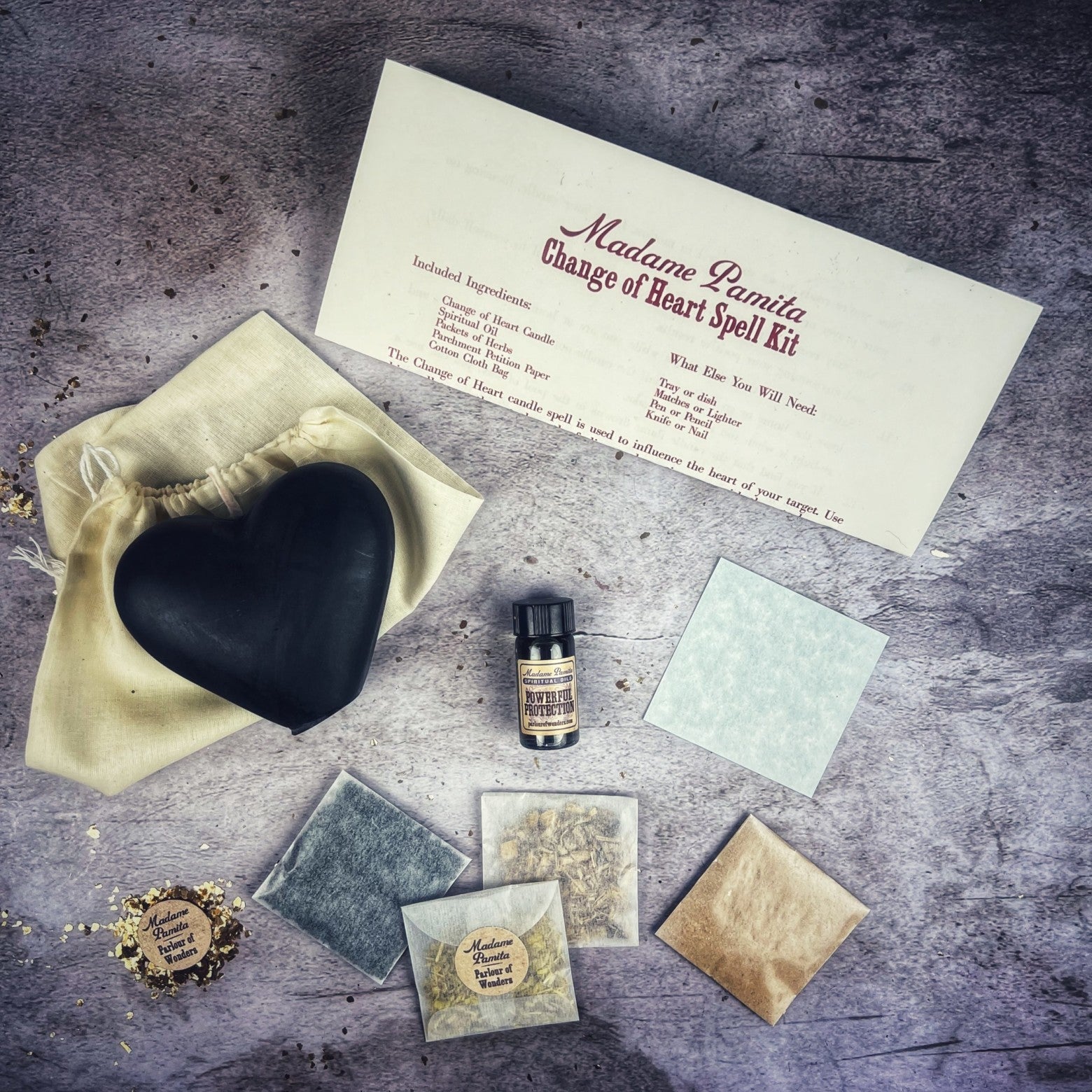 Change of Heart Candle Spell Kit Parlour of Wonders