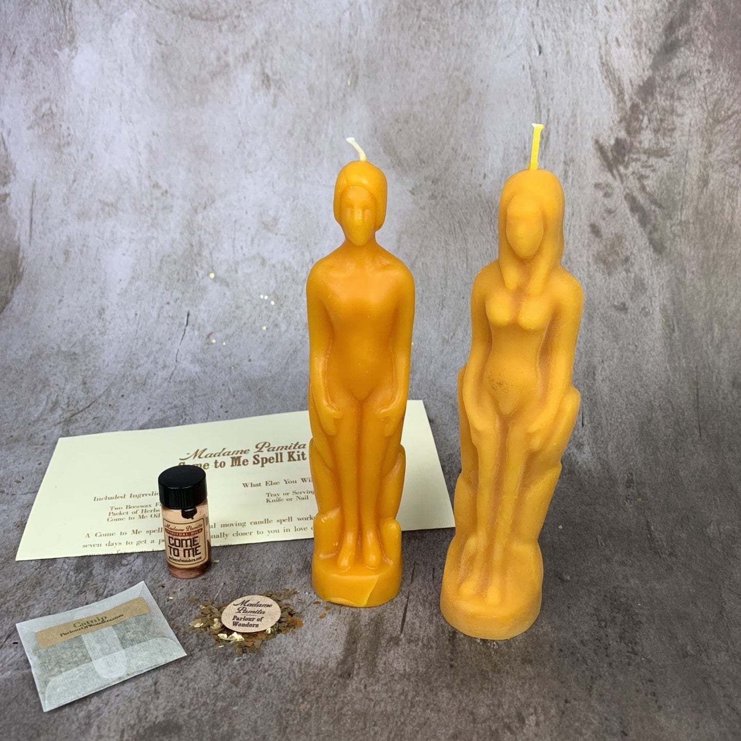 Come to Me Candle Spell Kit Human/Female Parlour of Wonders