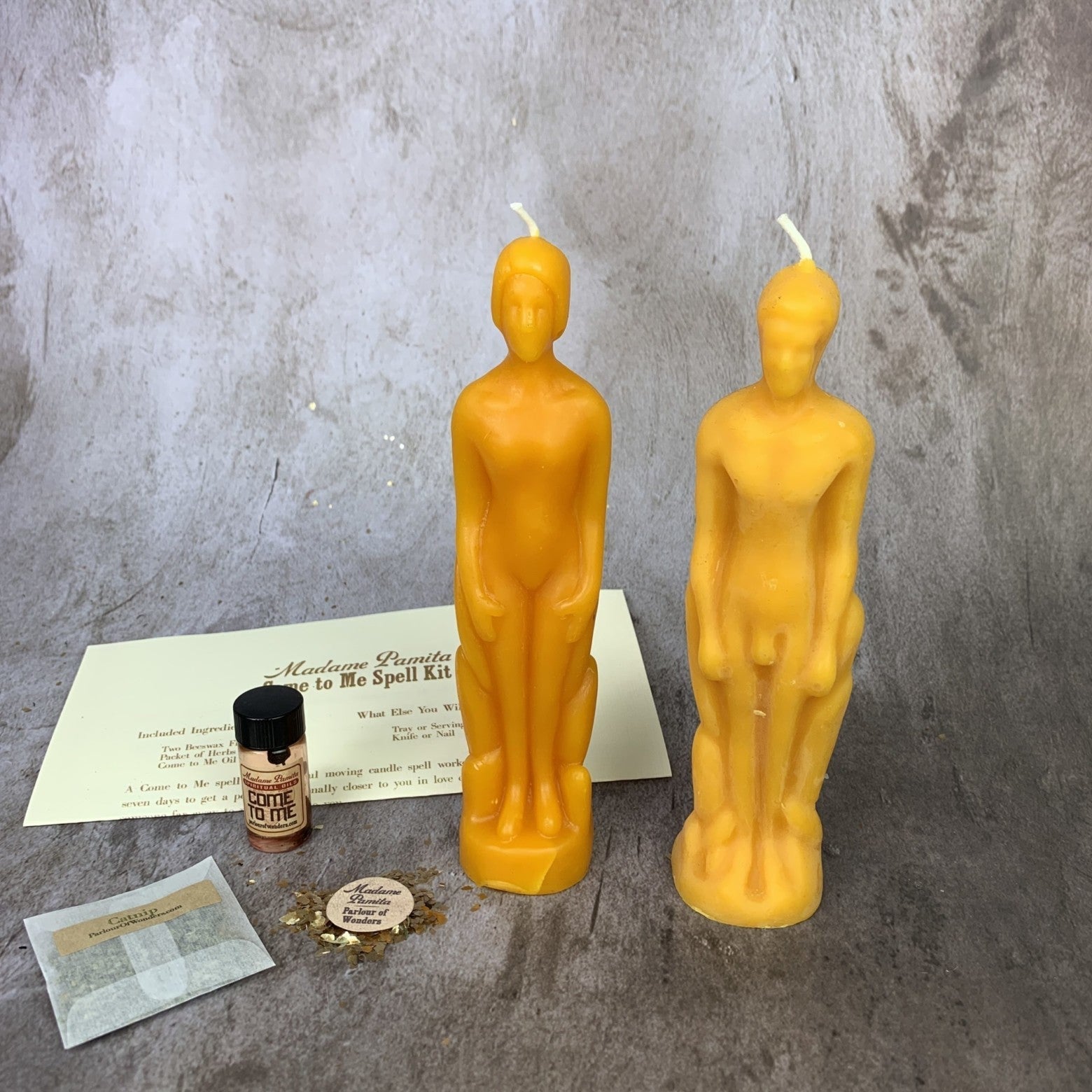 Come to Me Candle Spell Kit Human/Male Parlour of Wonders