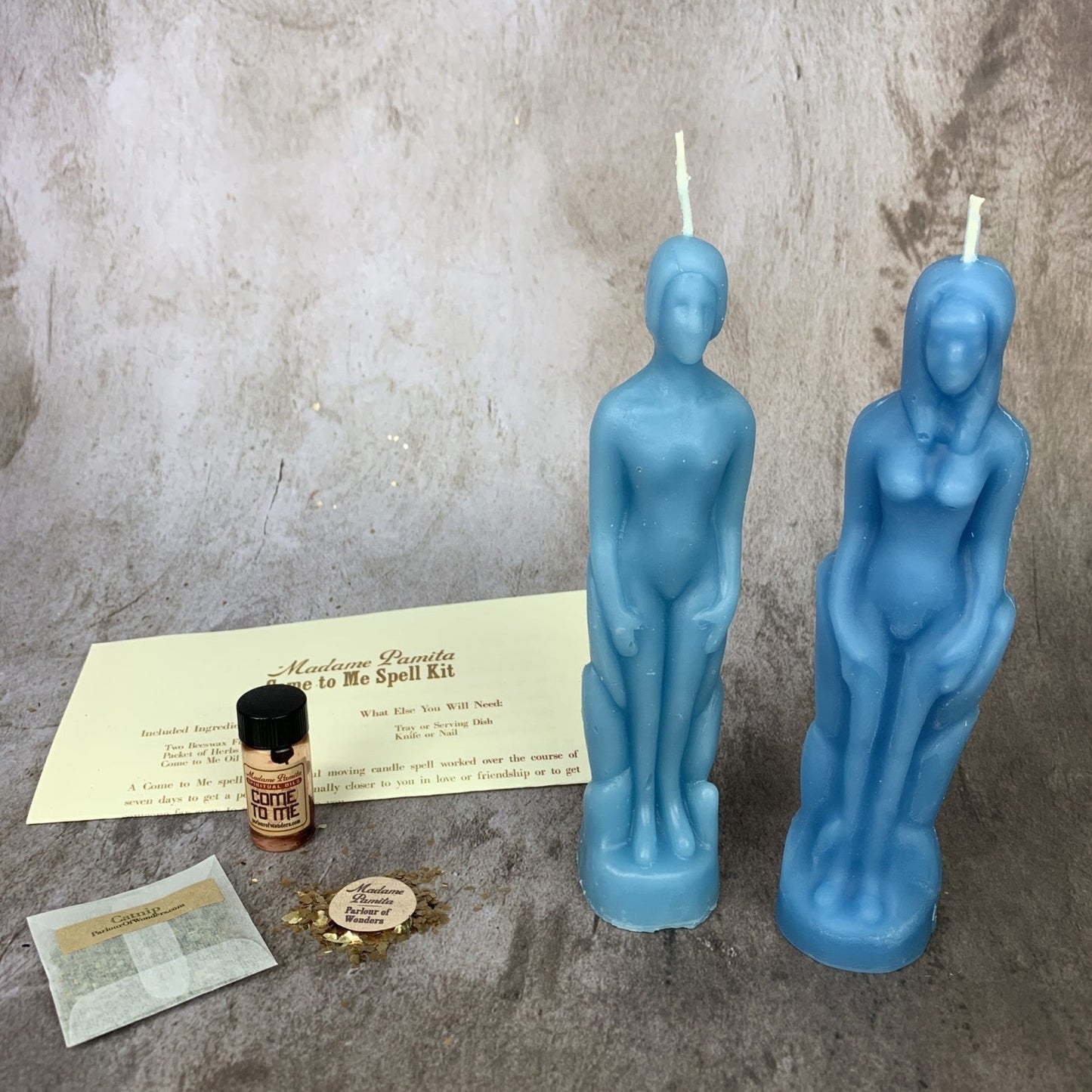 Come to Me Candle Spell Kit Human/Female Parlour of Wonders
