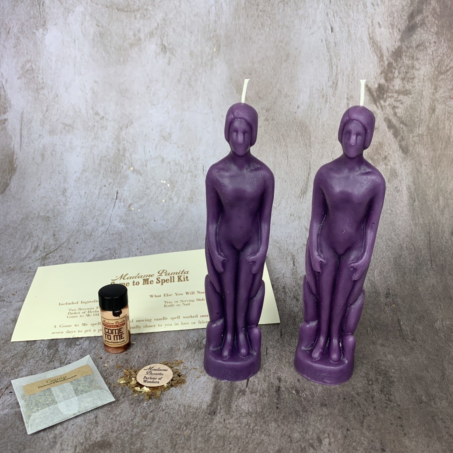 Come to Me Candle Spell Kit Human/Human Parlour of Wonders