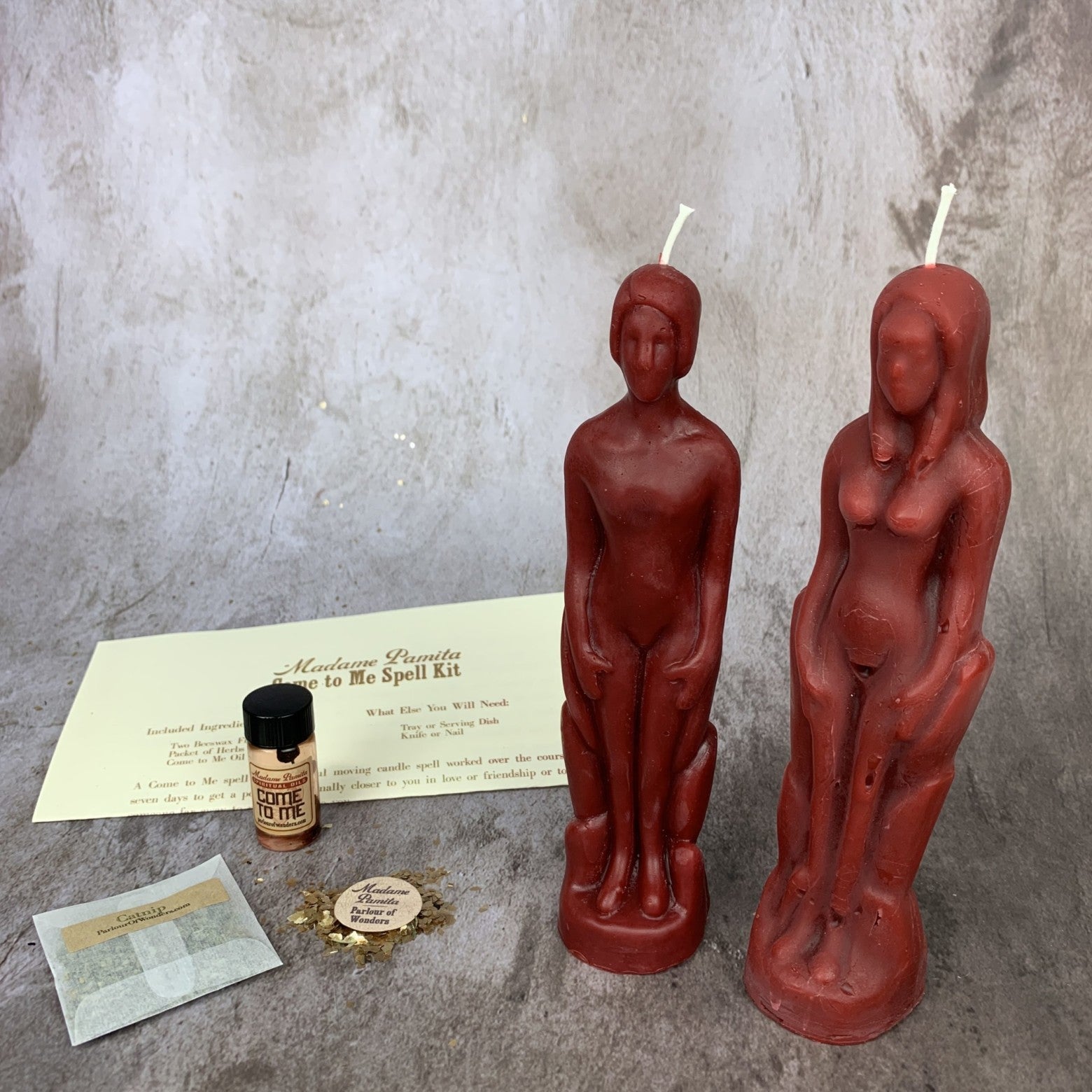 Come to Me Candle Spell Kit Human/Female Parlour of Wonders