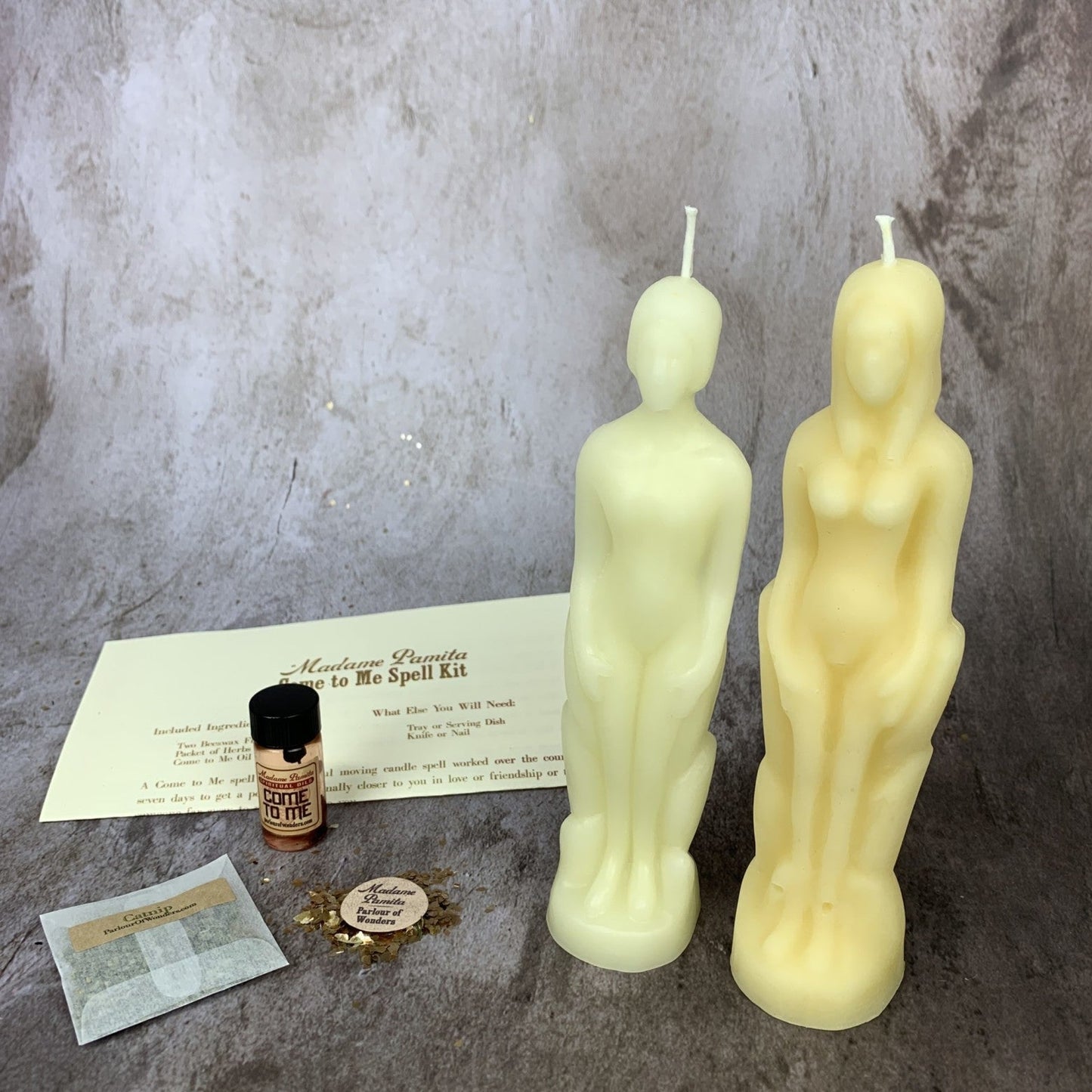 Come to Me Candle Spell Kit Human/Female Parlour of Wonders