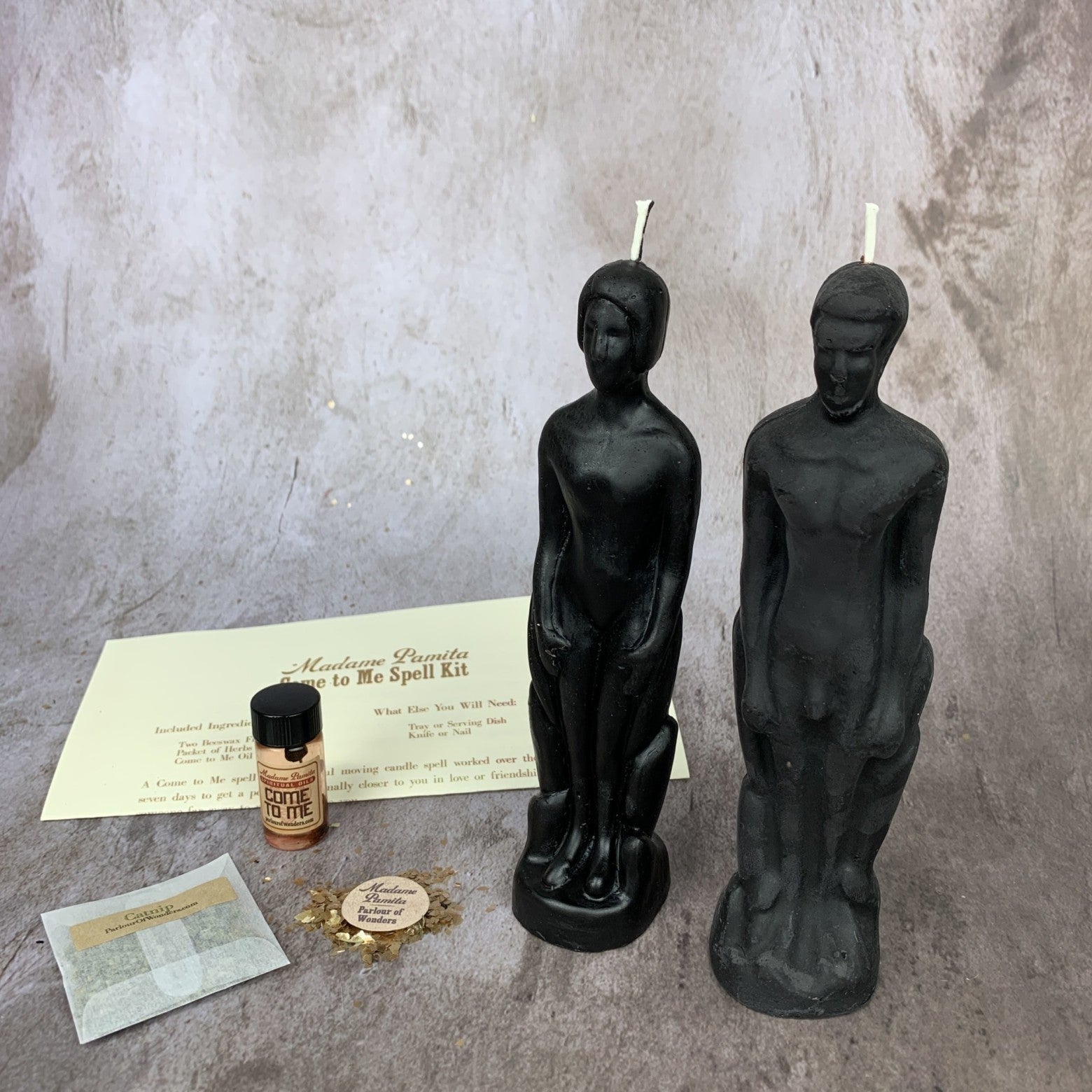Come to Me Candle Spell Kit Human/Male Parlour of Wonders