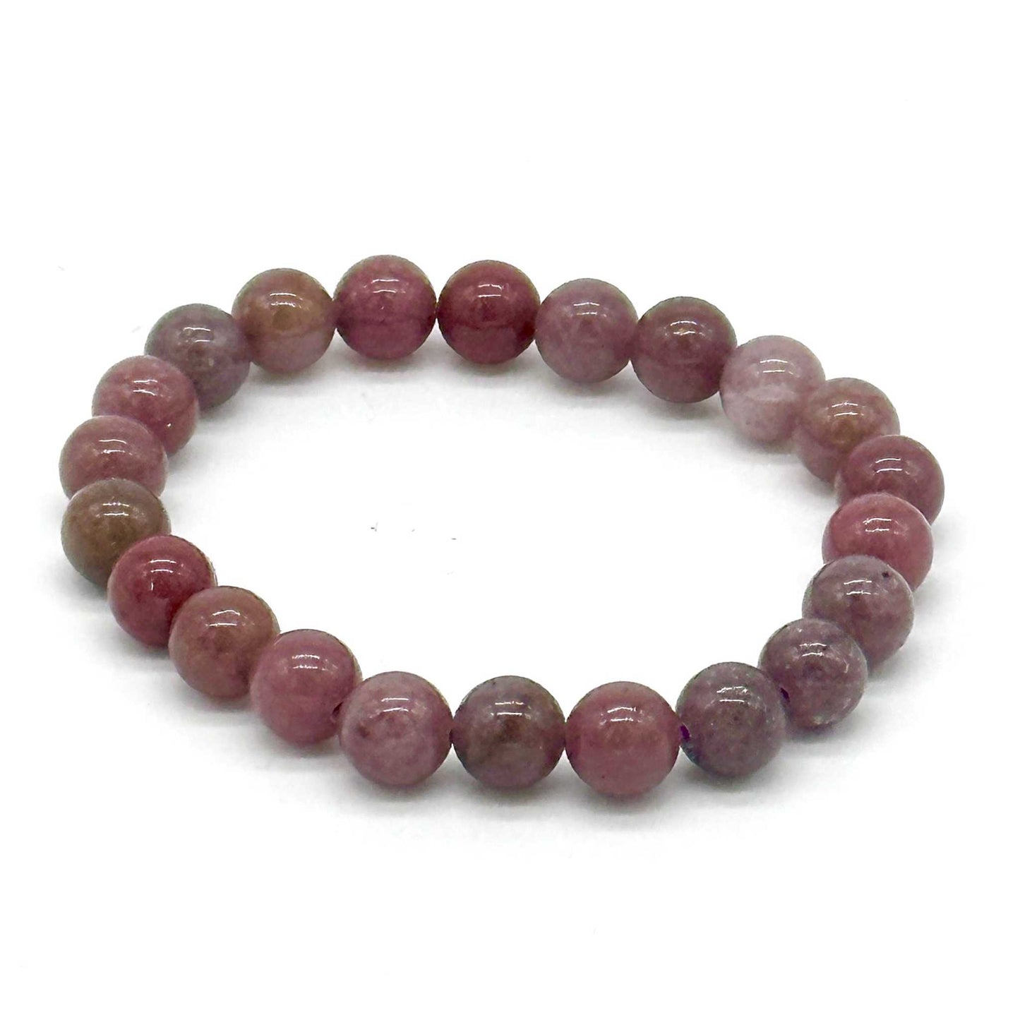 Purple Aventurine Natural Crystal Round Bead Stretch Bracelet Sacred Crystals