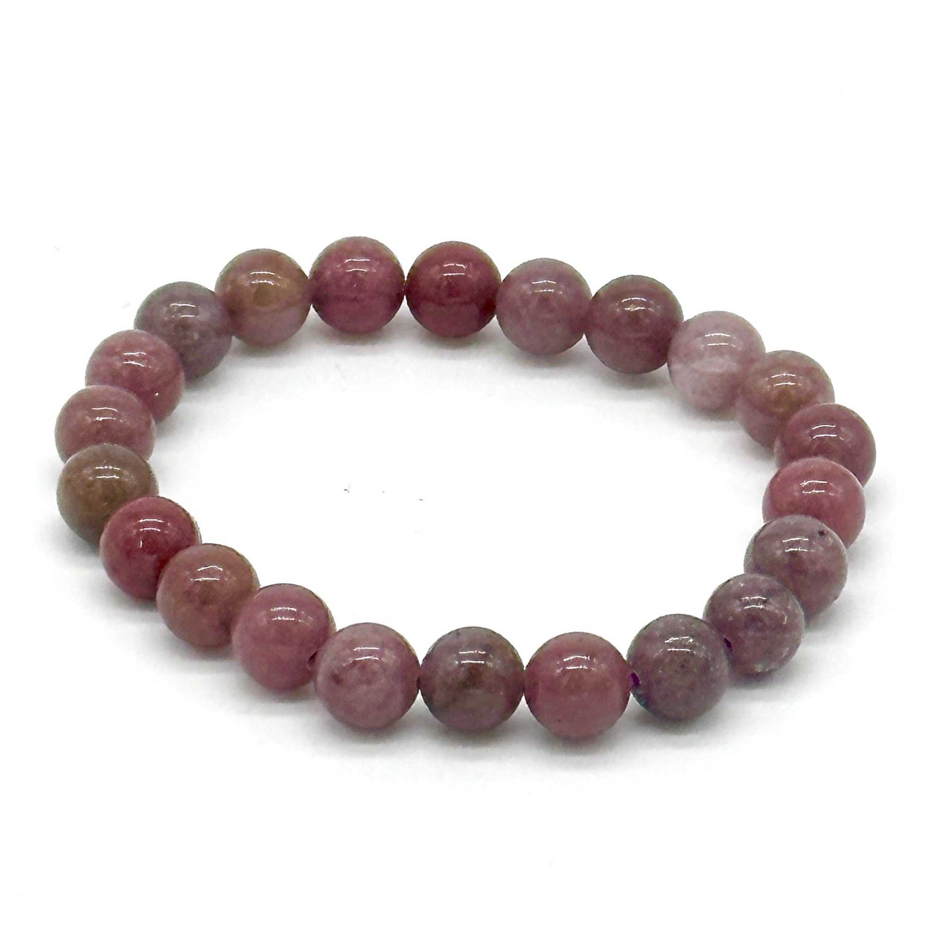 Purple Aventurine Natural Crystal Round Bead Stretch Bracelet Sacred Crystals