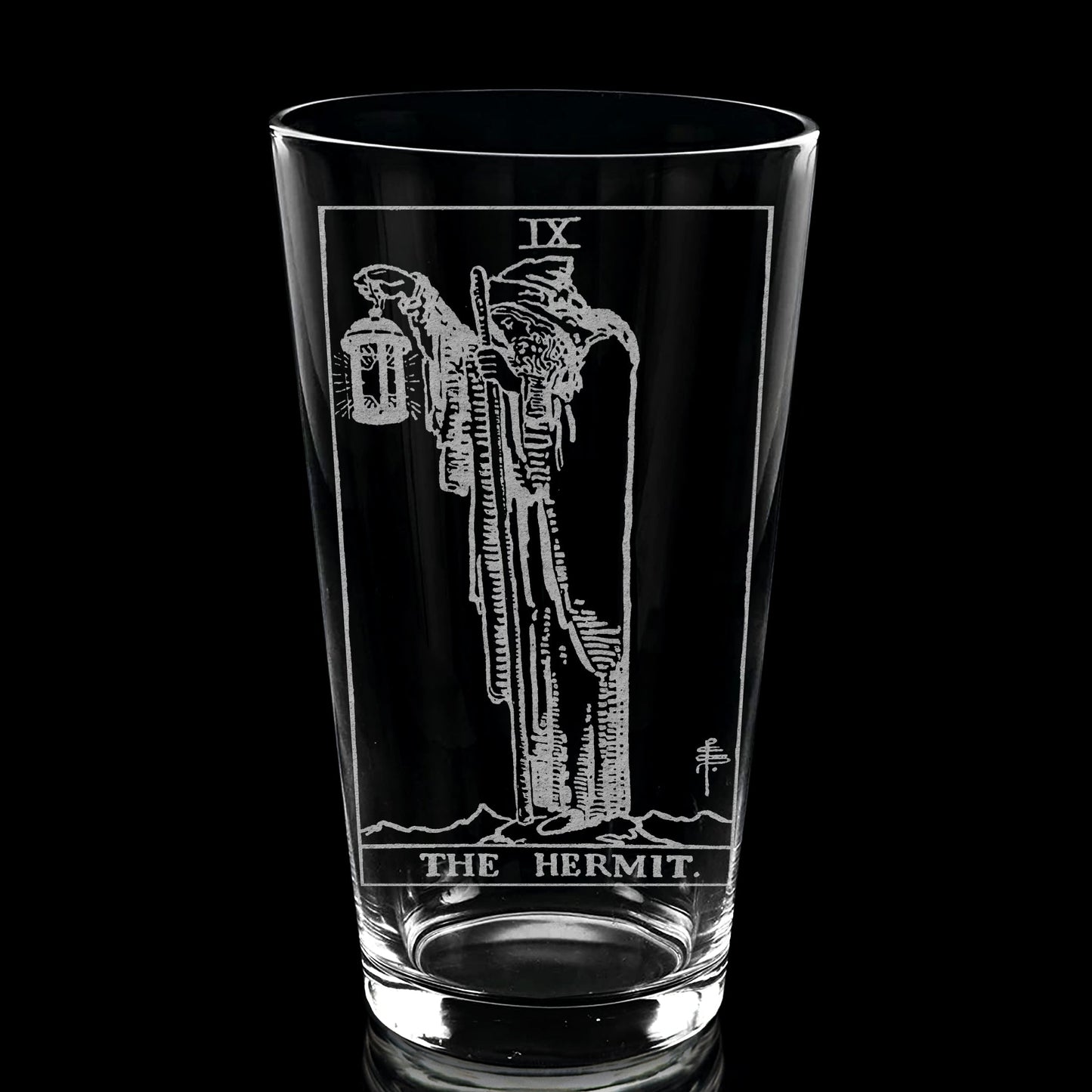 RIDER-WAITE TAROT CARD Pint Glasses by LumEngrave VYSN