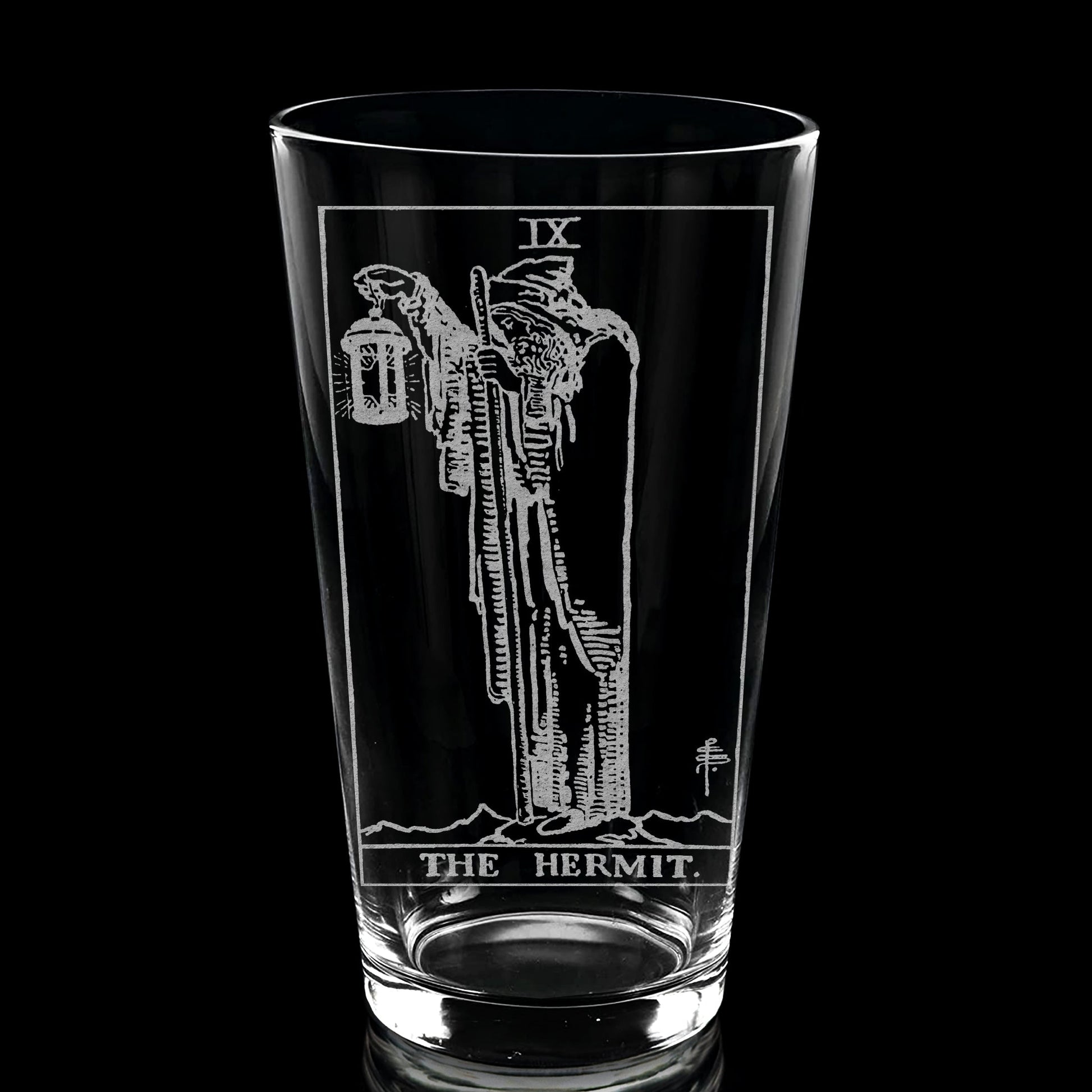 RIDER-WAITE TAROT CARD Pint Glasses by LumEngrave VYSN