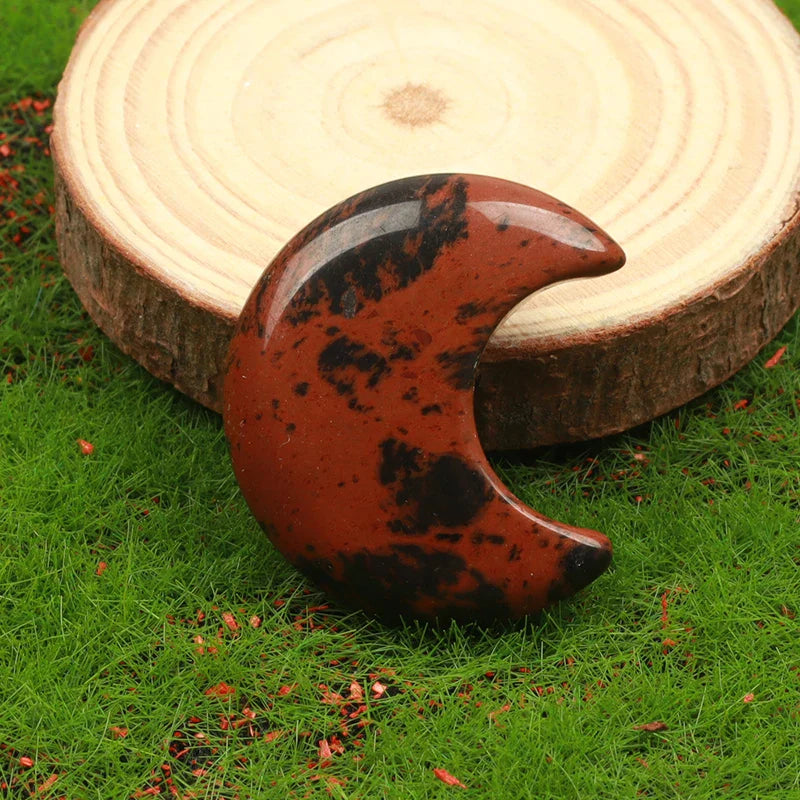 Assorted Crystal Moons Green Witch Creations