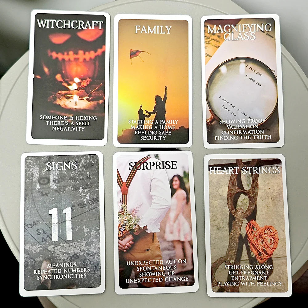 Mystic Black Rose Oracle Deck Green Witch Creations