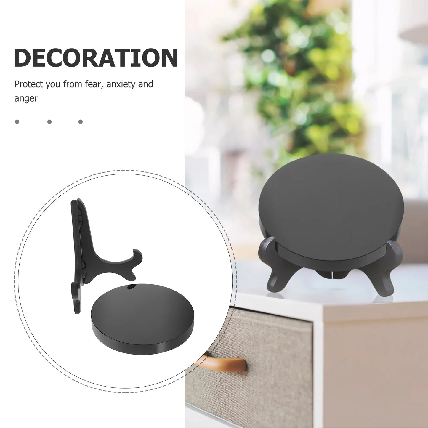 Black Obsidian Mirror