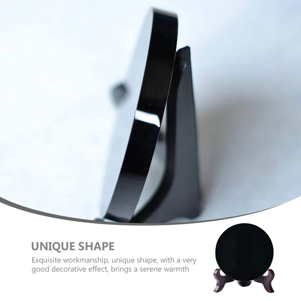 Black Obsidian Mirror