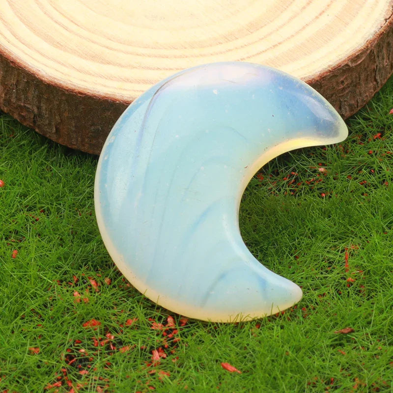 Assorted Crystal Moons Green Witch Creations