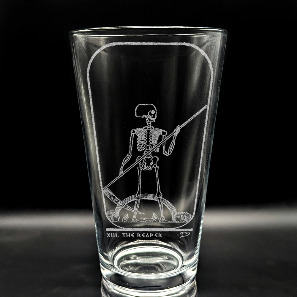 EGYPTIAN TAROT CARD Pint Glasses by LumEngrave VYSN
