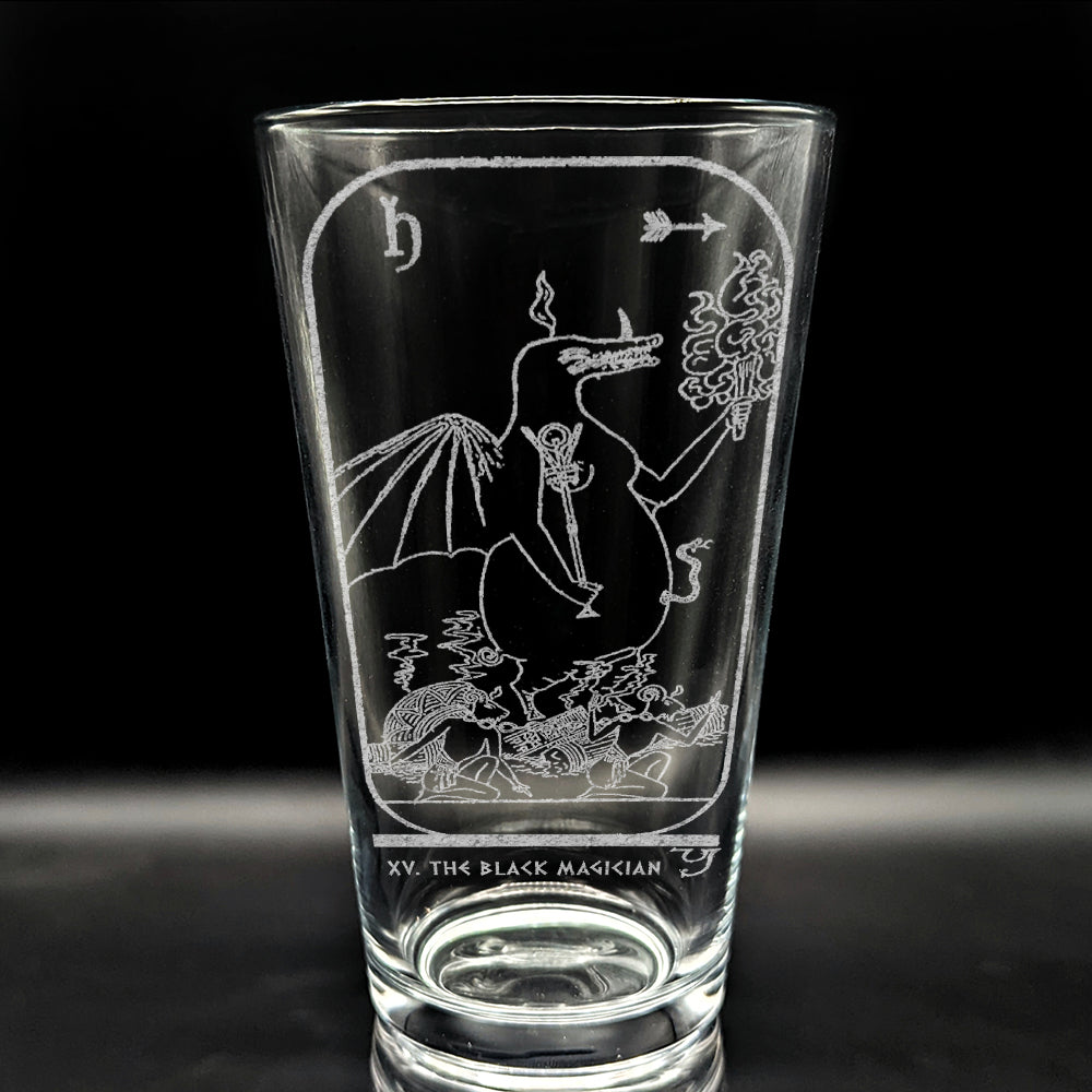 EGYPTIAN TAROT CARD Pint Glasses by LumEngrave VYSN